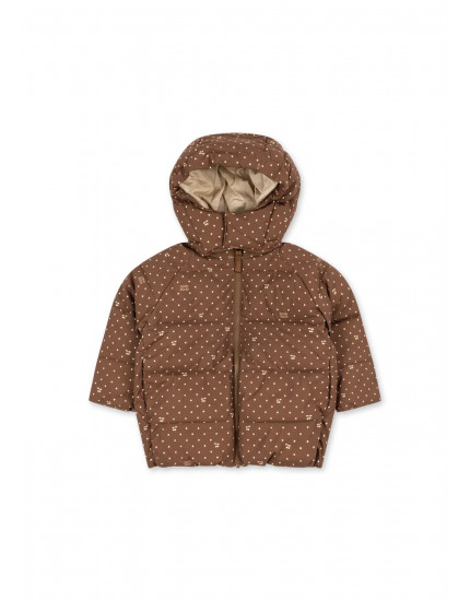 Nuka Jacket Cherry Dot Marrone