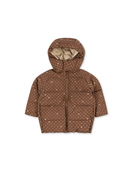 Nuka Jacket Cherry Dot Marrone
