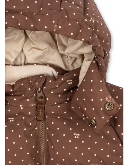 Nuka Jacket Cherry Dot Marrone 3
