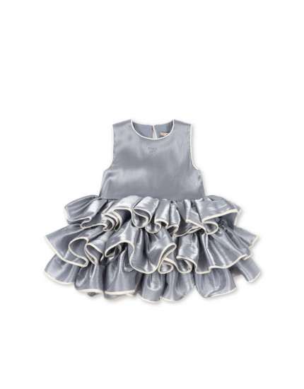 Fia Frill Dress Sleet