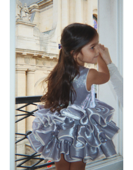 Fia Frill Dress Sleet 6