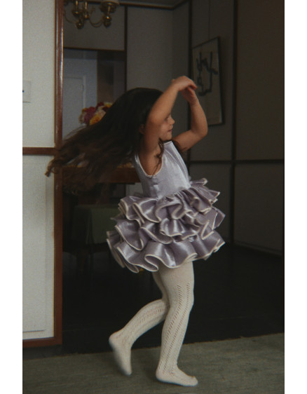 Fia Frill Dress Sleet 8