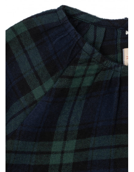 Checky Dress Green 4