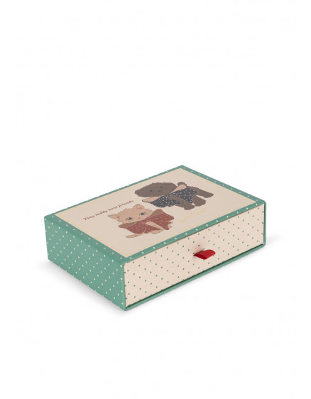 Tiny Teddy Best Friends Green Stripe 3