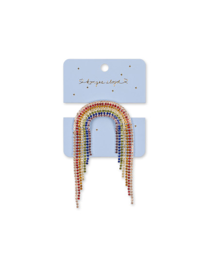 Sparkly Hair Clip Rainbow One Size