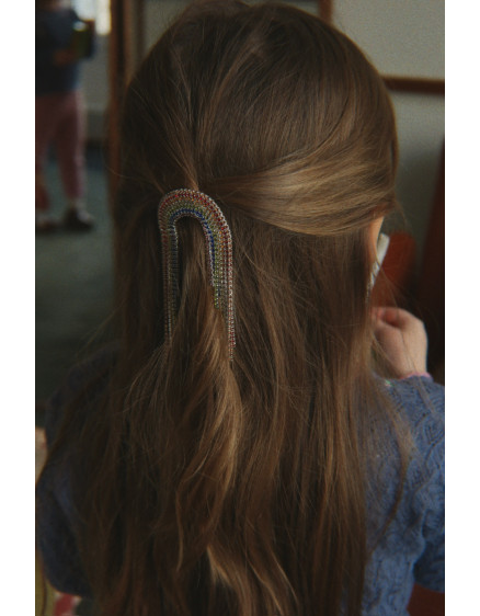 Sparkly Hair Clip Rainbow 5