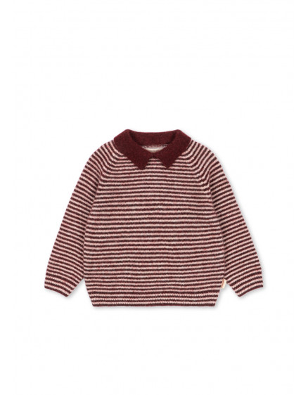 Pipo Polo Mahogany Stripe