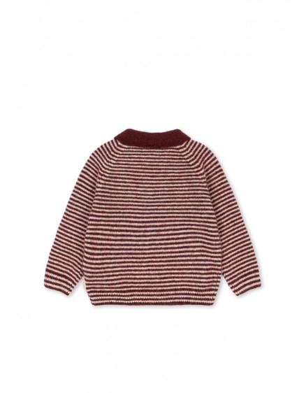 Pipo Polo Mahogany Stripe 2