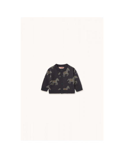 Horses Baby Cardigan Bllue 3M