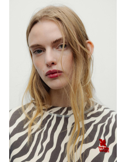 Жіночий світшот TNS Logo Zebra 2