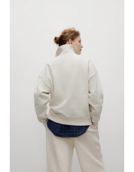 Жіночий світшот TNS Logo White 3