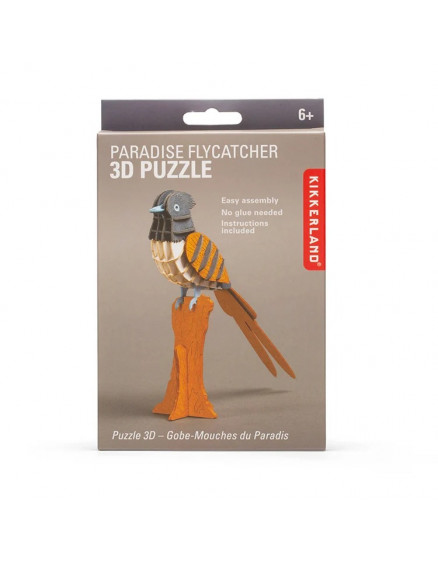 Paradise Flycatcher 3d Puzzle 2