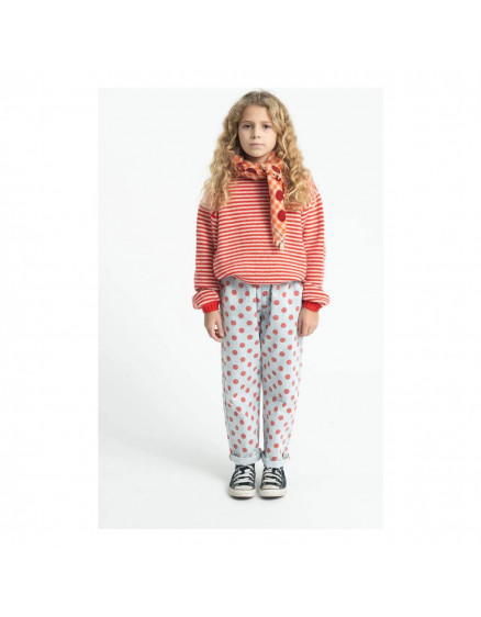 Шарф Orange Checkered Polka Dots 2