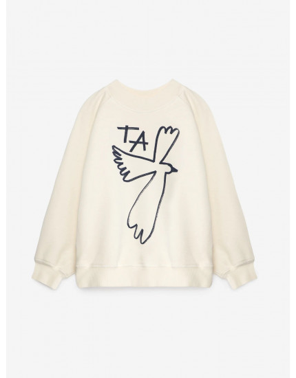 Sweatshirt nº01 Ivory White Bird 