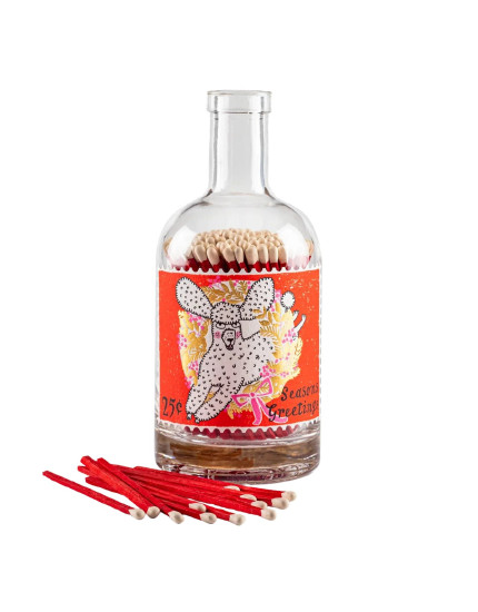 Сірники Festive Poodle Stamp Bottle