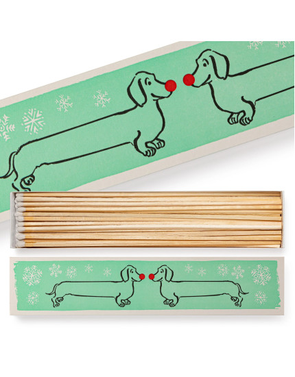 Сірники Holiday Dachshunds Long