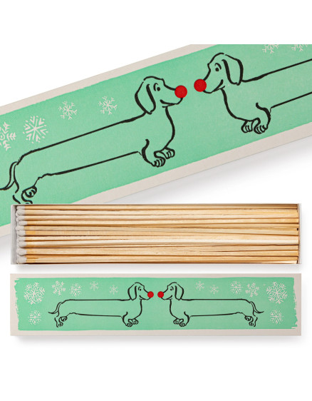 Сірники Holiday Dachshunds Long