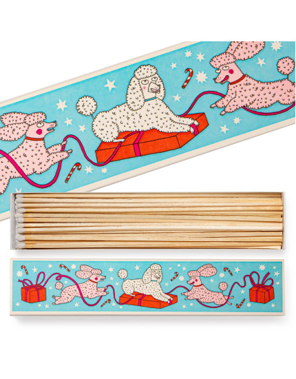 Сірники Christmas Poodles Long