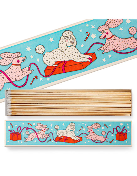 Сірники Christmas Poodles Long