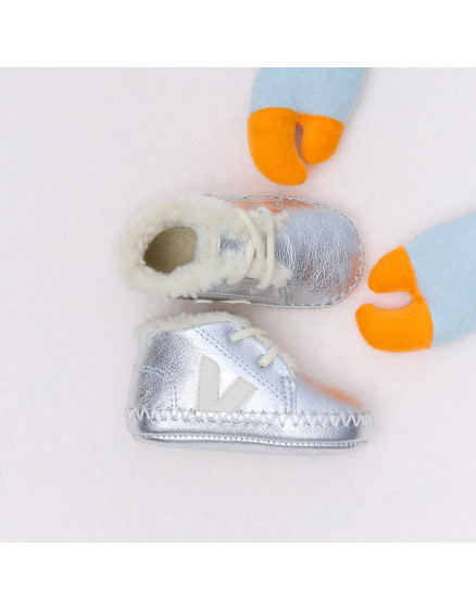 Кеди Baby Fured Silver Pierre 4