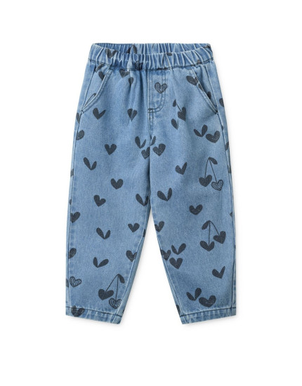 Borris Printed Pants Denim Sweethearts
