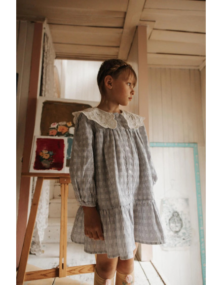 Сукня Heidi Cream Blue Stripes 3