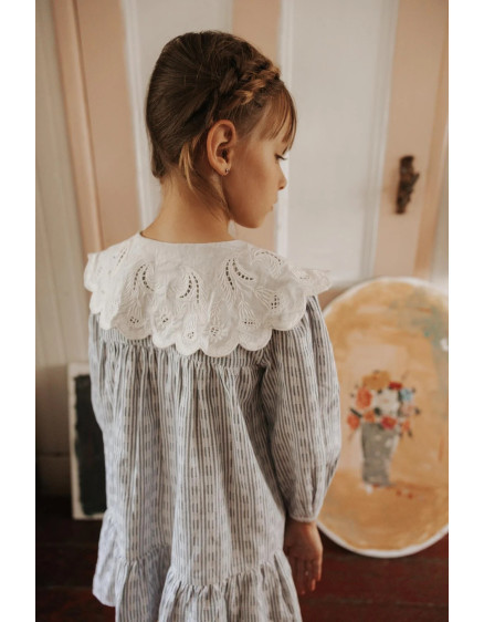 Сукня Heidi Cream Blue Stripes 4