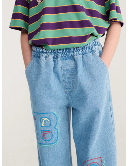 Джинси Bobo Embossed Blue 3