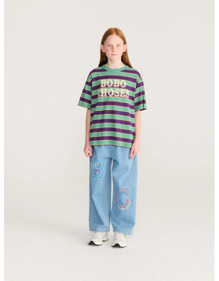 Джинси Bobo Embossed Blue 5