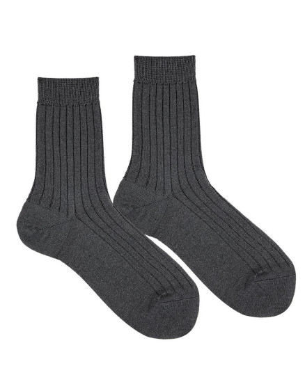 Шкарпетки рубчик Merino 960 Anthracite