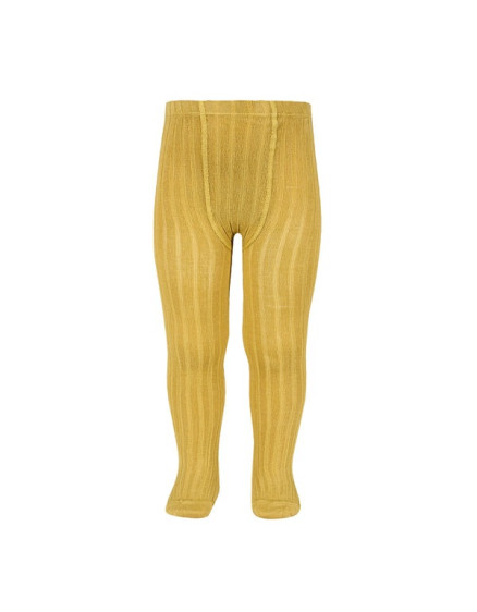 Колготи в рубчик 629 Mustard