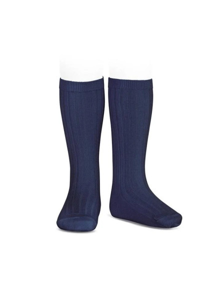 Гольфи в рубчик 480 Navy Blue