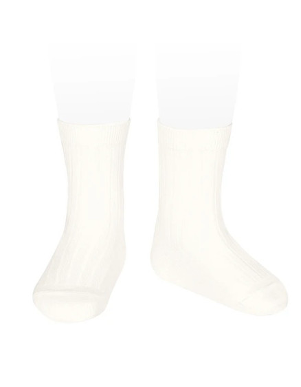 Шкарпетки в рубчик 202 Cream