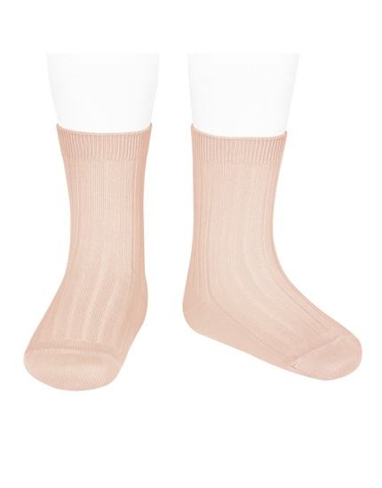 Ribbed socks 674 Nude 2