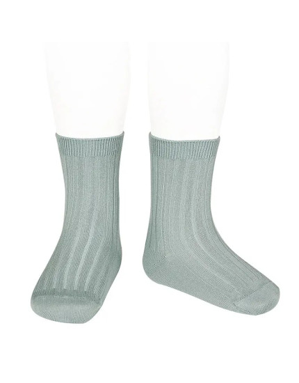 Ribbed socks 756 Dry Green 10