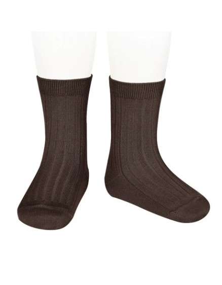 Шкарпетки в рубчик 390 Brown