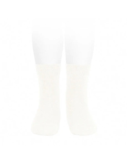 Plain stitch socks 202 Cream 10