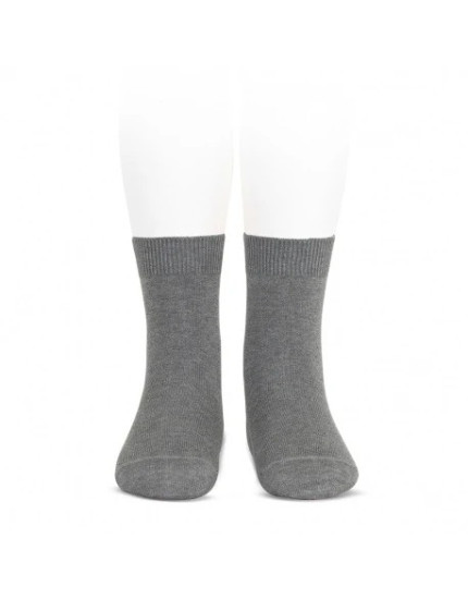 Plain stitch socks 230 Light Grey 12