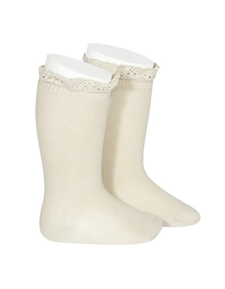 Гольфи з мереживом 304 Linen