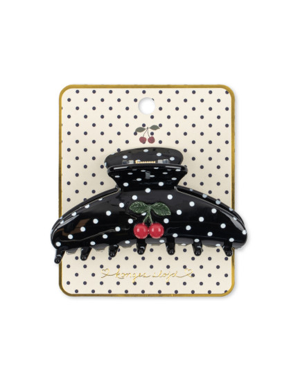 Cherry Dot Big Hair Claw Multi One Size