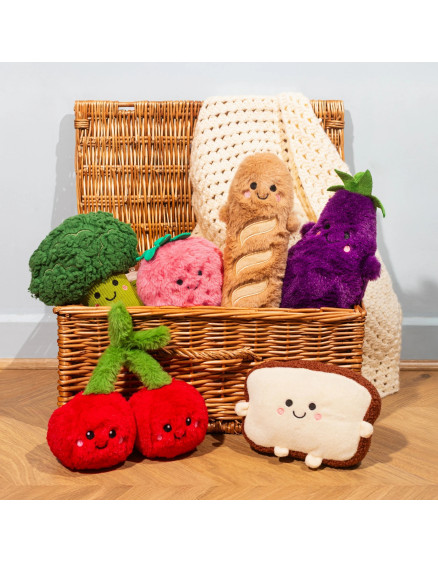 Aubergine Soft Toy Purple 2