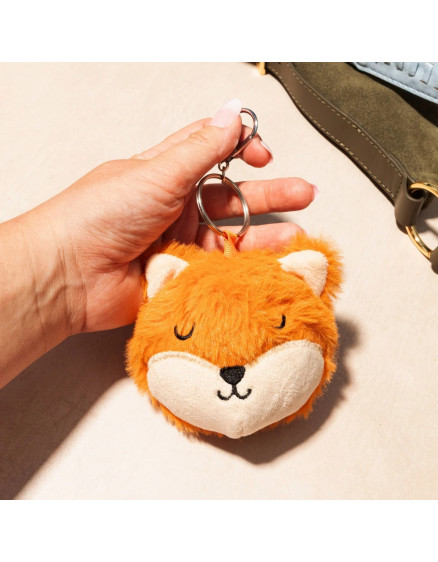 Finley Fox Stress Ball Bag Charm  2