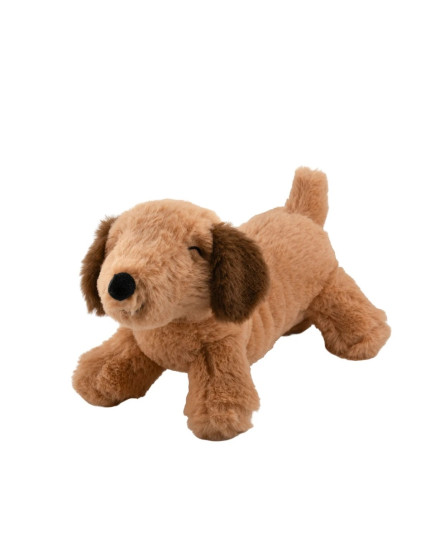 Sausage Dog Soft Toy Brown One Size
