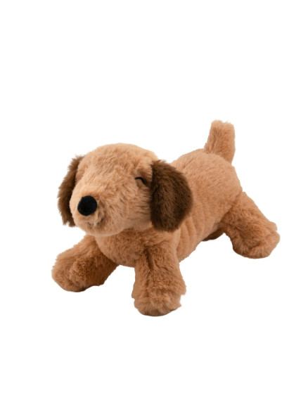 Sausage Dog Soft Toy Brown