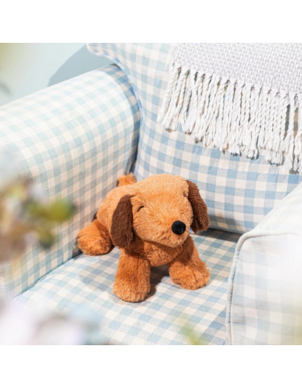 Sausage Dog Soft Toy Brown 3