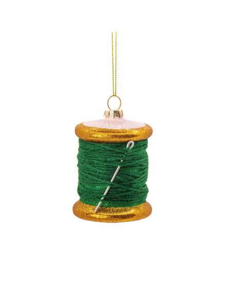 Thread Spool Shaped Bauble Multi 2