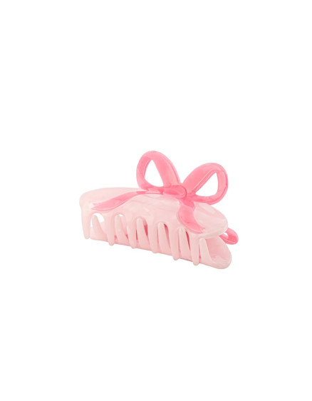 Bow Claw Clip Pink 2