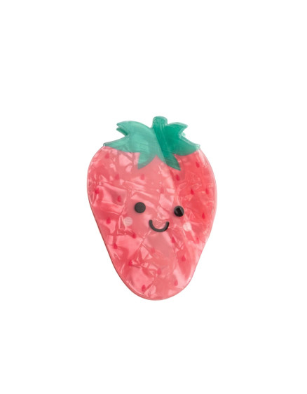 Strawberry Claw Clip Pink