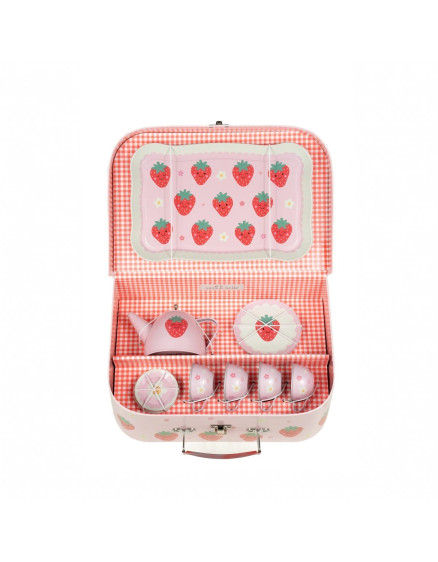Strawberry Kids' Tea Set