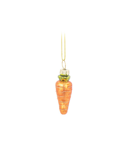 Mini Glass Vegetable Hanging Decorations - Set of 4 5